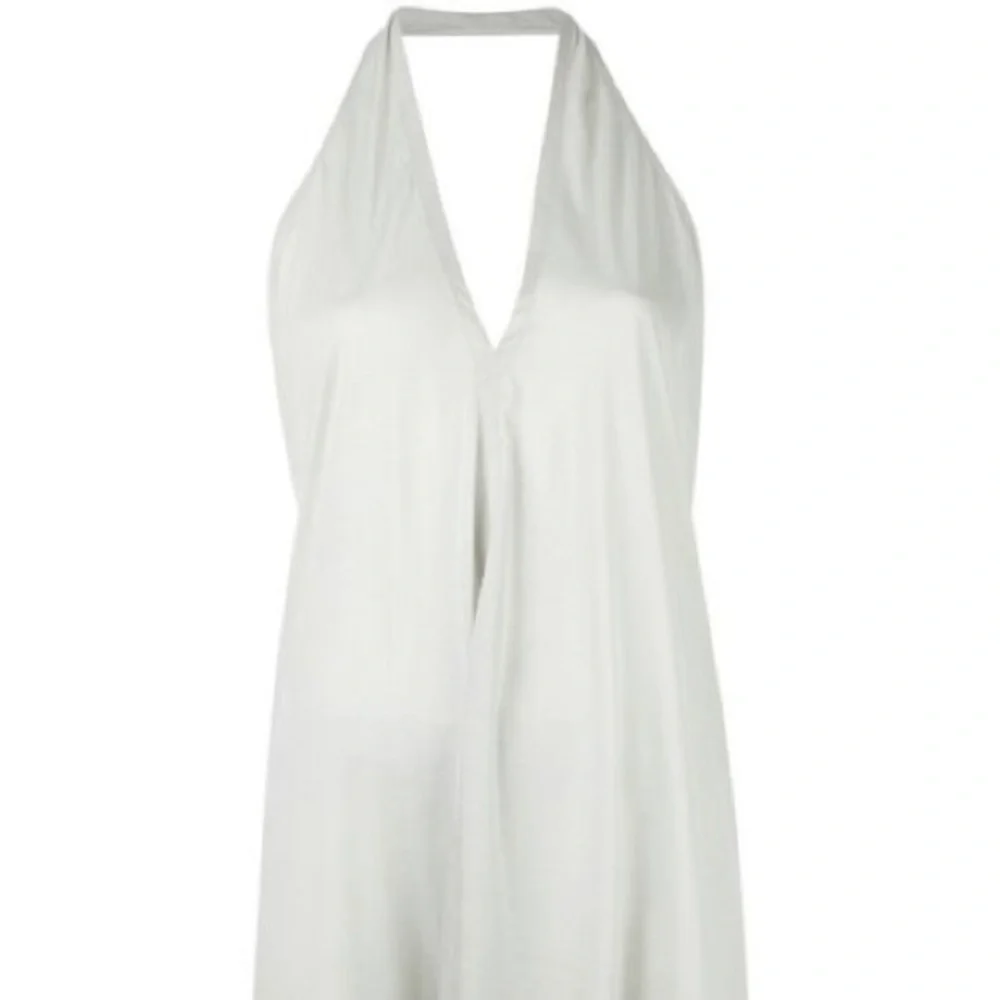Rick Owens Lilies draped halter tunic in blue grey dinge colorway, US4. - Picture 7 of 7